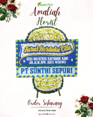 Papan Bunga Duka di Jagong Jeget