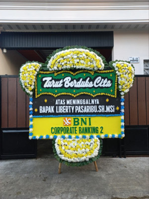 Papan Bunga Duka di Jagong Jeget