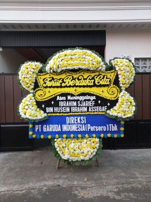 Papan Bunga Duka di Jagong Jeget
