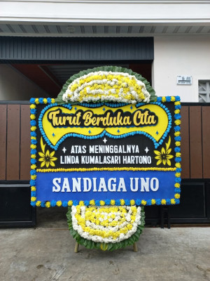 Papan Bunga Duka di Jagong Jeget